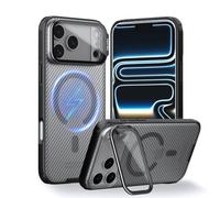 Nillkin CamShield Prop Étui magnétique pour iPhone 17 Pro (6,3", 2025), résistant aux chocs et aux rayures, avec couvercle de caméra de téléphone transparent, compatible avec iPhone 17 Pro 5G, noir