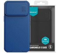 Nillkin CamShield S Coque pour iPhone 14 Pro Max Couverture blindée Protection caméra bleue Housse pour téléphone portable