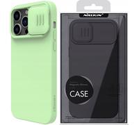 Nillkin CamShield Silicone Case iPhone 14 Pro étui avec cache caméra vert