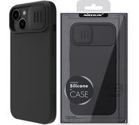 Nillkin CamShield Silky Magnetic Silicone Case für Apple iPhone 14 Plus schwarz