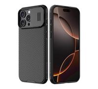 Nillkin Coque avec Protection de l'appareil Photo, CamShield Pro Case pour iPhone 16 Pro Max Slim Stylish Protective Case Noir