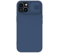 Nillkin Coque de Protection Soyeuse en Silicone magnétique Absorbant Les Chocs pour iPhone 12 Pro Max 6,1" - Bleu Marine