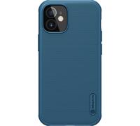 Nillkin - Coque de téléphone compatible avec Apple iPhone 12 Mini - Coque en silicone - Bleu