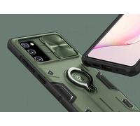 Nillkin - Coque de téléphone compatible avec Samsung Galaxy S21 Plus - Housse TPU - Vert foncé