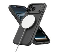 Nillkin Coque iPhone 17 Pro(6,3", 2025), Compatible MagSafe - Coque Fine Magnétique TPU+PC, Antichoc, Anti-Rayures, Antidérapante, Mate, Bonne Prise - Noir | Design Minimaliste & Protection Fiable