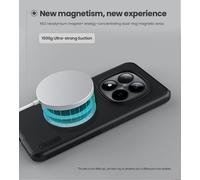 Nillkin - coque magnétique Super Frosted Shield Pro en TPU rigide pour Xiaomi Redmi Note 15 Pro Plus 5G, coque arrière antichoc Magsafe Frosted Mag Black