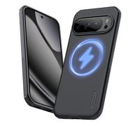 Nillkin Coque pour Google Pixel 10 Pro XL Magnétique, Coque Rigide PC+TPU Anti-Choc, pour Chargeur/Accessoires Magnétiques - Noir