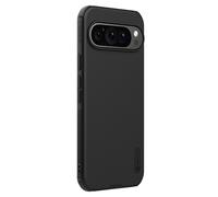 Nillkin Coque pour Google Pixel 9 Pro XL (17 cm) Super Frosted Shield Pro avec fonction d'aspiration magnétique uniquement arrière rigide et bordure souple (PC + TPU), coque surélevée pour protéger