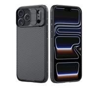 Nillkin Coque pour iPhone 17 Pro avec Protection Caméra,CamShield Pro Coque Protective Anti-Choc Fine, Compatible avec iphone 17 Pro 5G 2025,Transparent Noir