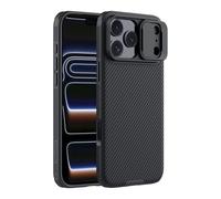 Nillkin Coque pour iPhone 17 Pro avec Protection Caméra,CamShield Pro Coque Protective Anti-Choc Fine, Compatible avec iphone 17 Pro 5G 2025,Noir