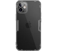 Nillkin - Coque pour téléphone compatible avec Apple iPhone 12 Mini - Coque en silicone - Gris