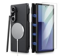 Nillkin Coque Samsung Galaxy Z Fold 7 (2025) Noir, Compatible MagSafe, avec S Pen | Étui Mince Anti-Rayures avec Protection magnétique de la charnière et de l’écran, Design Business Minimaliste