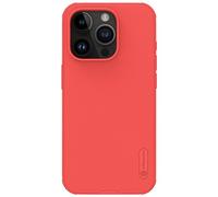 Nillkin Coque Super Frosted Shield Convient pour Apple iPhone 15 Pro Max Rouge