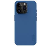 Nillkin Coque Super Givrée pour iPhone 15 Pro Max Bleu