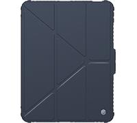 Nillkin, étui antichoc pour iPad Pro 11' 2024 Origami rabat avant, bleu foncé