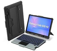 Nillkin Étui avec clavier amovible pour Samsung Galaxy Tab S10 FE avec 7 rétroéclairés, béquille, pavé tactile intelligent, porte-stylo, Galaxy Tab S10 FE 5G 11"