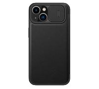 Nillkin Étui De Protection en Cuir Uni Qin Pro pour Apple iPhone 14 Pro Max 6.7 2022 - Noir