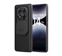 Nillkin Étui pour Xiaomi Redmi Note 14 Pro 5G, Protection de l'appareil Photo, avec Appareil Photo Coulissant, résistant aux Chocs et aux Rayures, Compatible avec Xiaomi Redmi Note 14 Pro 5G 6.67”