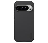 Nillkin Frosted Shield Coque Compatible avec Google Pixel 10/10 Pro | Compatible avec MagSafe / Qi2 | Coque de Protection Arrière avec Aimant | Noir