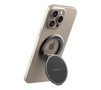 Nillkin Handy Ring Support Magnétique pour MagSafe, Double Anneau Magnétique Support Voiture Portable et Support Téléphone, Compatible iPhone 16/15/14/13 Pro Max Plus -