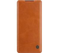 Nillkin - Housse de téléphone compatible avec Huawei Mate 40 Pro Plus - Learn Cover - Marron