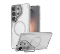 Nillkin Iceblade Magnétique Coque pour Samsung Galaxy S26 Ultra avec Couvercle de Protection Caméra Transparent Support Étui de Protection résistant aux Chocs et aux Rayures (Gris)