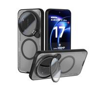 Nillkin Iceblade Magnétique Coque pour Xiaomi 17 Ultra avec Support de Protection de l'appareil Photo, Compatible avec MagSafe, Étui de Protection résistant aux Chocs et aux Rayures (Noir)