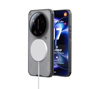 Nillkin Magnétique Coque pour Xiaomi 17 Ultra 5G | Protection Antichoc et Anti-Rayures TPU+PC, Ajustement Précis, Antidérapante et Anti-Traces de Doigts,pour Xiaomi 17 Ultra 5G 2026- Transparent Noir