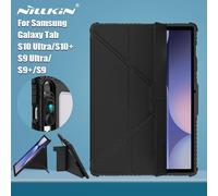 NILLKIN pour Samsung Galaxy Tab S10/S9 étui Ultra magnétique pour Galaxy Tab S9/S10 FE + housse de Protection d'appareil photo pliante multi-angle noir