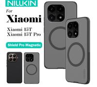 Nillkin pour Xiaomi 15T Pro Mi 15T bouclier magnétique Super givré Pro coque de téléphone anti-empreintes digitales couverture arrière antichoc noir