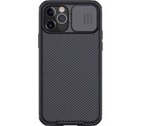Nillkin CamShield Pro Coque fine compatible avec iPhone 12 Pro Max, coque de protection avec protection d'appareil photo pour 12 Pro Max en polycarbonate et TPU pour téléphone 12 Pro Max 6,7" Noir