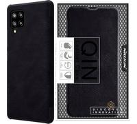 Nillkin Qin Etui en cuir pour - Samsung Galaxy A42 5G - noir