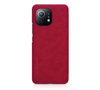 Nillkin Qin Etui en cuir pour - Xiaomi Mi 11 - rouge