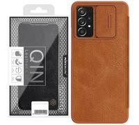 Nillkin Qin Étui En Cuir Samsung Galaxy A73 Marron