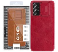 Nillkin Qin Étui En Cuir Samsung Galaxy A73 Rouge