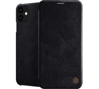 Nillkin Qin Premium VERITABLE CUIR Flip Rabat Étui pour téléphone portable Étui livre compatible avec Xiaomi Mi 11