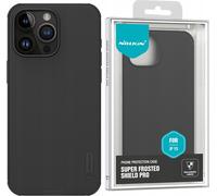 Nillkin Super Frosted PRO Back Cover für Apple iPhone 15 Pro Max schwarz (Without Logo Cutout)