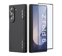 Nillkin Super Frosted Shield Coque pour Samsung Galaxy Z Fold 6 7,6" 5G 2024 avec protection d'écran avant, ajustement parfait, protection complète à 360°, toucher tactile, résistant aux chocs - Noir