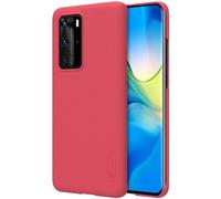 Nillkin Super Frosted Shield - Housse pour Huawei P40 Pro (Rouge vif)
