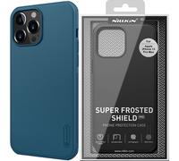 Nillkin Super Frosted Shield Pro - Étui pour Apple iPhone 13 Pro Max (bleu)