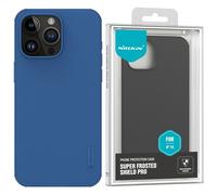 Nillkin Super Frosted Shield Pro étui renforcé pour iPhone 15 Pro Max - bleu