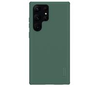 Nillkin Super Frosted Shield Pro Housse pour Samsung Galaxy S23 Housse ultra blindée + support de téléphone vert