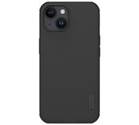Nillkin Super Frosted Shield Pro Series Coque conçue pour Apple iPhone 15 Plus (sans découpe de Logo) - Noir