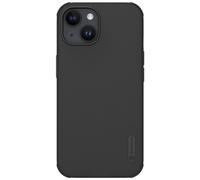Nillkin Super Frosted Shield Pro Series Coque conçue pour Apple iPhone 15 (sans découpe de Logo) - Noir
