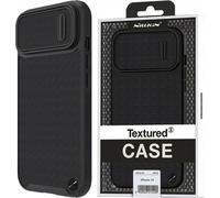 Nillkin Textured S Case Étui pour iPhone 14 Plus - Étui robuste avec protection pour appareil photo, Noir
