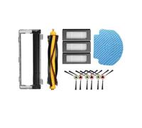 Nilnyvda Couvercle de Brosse à Rouleau, Brosse latérale, Filtre HEPA, Chiffon de Nettoyage Compatible avec l'aspirateur Robot iRobot Roomba Combo R1118. Pièces et Accessoires(Set C)