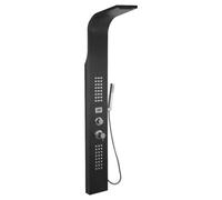 NILO PANNEAU DE DOUCHE EFFET PLUIE MASSAGE COLONNE CASCADE ALUMINIM
