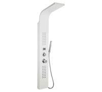 NILO PANNEAU DE DOUCHE EFFET PLUIE MASSAGE COLONNE CASCADE ALUMINIM