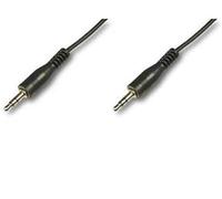 Nilox - Câble audio - mini-phone stereo 3.5 mm mâle pour mini-phone stereo 3.5 mm mâle - 1.5 m - noir (pack de 10)