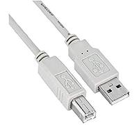 Nilox 1.8m USB 2.0 câble USB 1,8 m USB A USB B Blanc - Câbles USB (1,8 m, USB A, USB B, 2.0, Male Connector/Male Connector, Blanc)